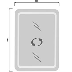 Фото Дзеркало Tina 60x80