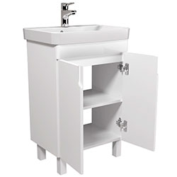 Фото Тумба з умивальником Simple White-55-U