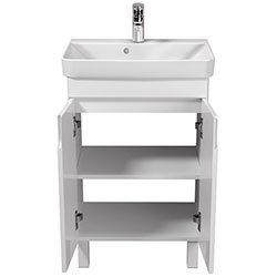 Фото Тумба з умивальником Simple White-55-U