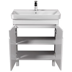 Фото Тумба з умивальником Simple White-70-U