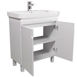 Фото Тумба з умивальником Simple White-70-U