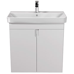 Фото Тумба з умивальником Simple White-70-U