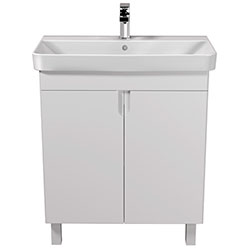 Фото Тумба з умивальником Simple White-70-U