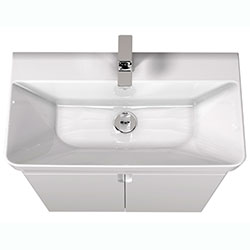 Фото Тумба з умивальником Simple White-70-U