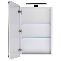 Фото Шафа настінна Сорренто Black ЗШ-50х71 зі світильником