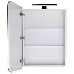 Фото Шафа настінна Сорренто Black ЗШ-60х71 зі світильником