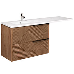 Тумба з умивальником Cubic-80-A (Adam 140 L)