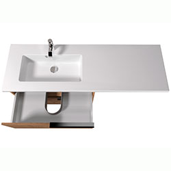 Фото Тумба з умивальником Cubic-80-A (Adam 140 L)