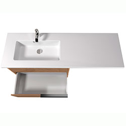 Фото Тумба з умивальником Cubic-80-A (Adam 140 L)