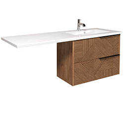 Тумба з умивальником Cubic-80-A (Adam 140 R)