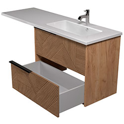 Фото Тумба з умивальником Cubic-80-A (Adam 140 R)