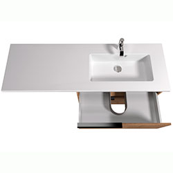 Фото Тумба з умивальником Cubic-80-A (Adam 140 R)