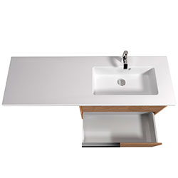 Фото Тумба з умивальником Cubic-80-A (Adam 140 R)