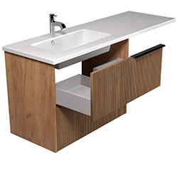 Фото Тумба з умивальником Grace-80-A (Adam 140 L)