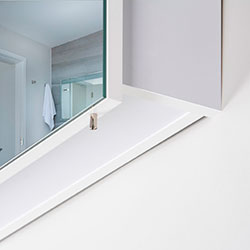 Фото Дзеркальна галерея Runa Black ЗШ-41х72 зі світильником