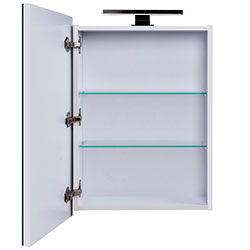 Фото Дзеркальна галерея Runa Black ЗШ-54х72 зі світильником