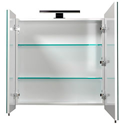 Фото Дзеркальна галерея Runa Black ЗШ-70х72 зі світильником