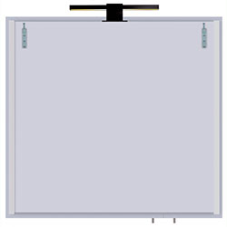 Фото Дзеркальна галерея Runa Black ЗШ-80х72 зі світильником