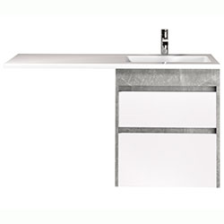 Фото Тумба з умивальником Polo Loft-60-U (Adam 120 R)