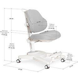 Фото Дитяче кріслo Gravity Grey (Y- 612 G)