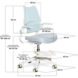 Фото Дитяче крісло Fantasy Air KBL (Y-608 KBL)