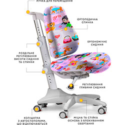 Фото Крісло Match GL gray base (Y-528 GL)