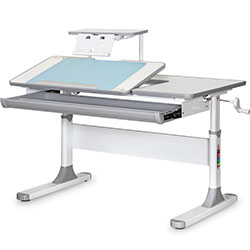 Дитячий стіл Vancouver Multicolor з поличкою S50 (BD-620 W/G MC + S50 WG)