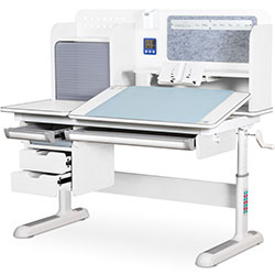Фото Дитячий стіл Winnipeg Multicolor Plus WG Grey (BD-630 WG з тумбою)