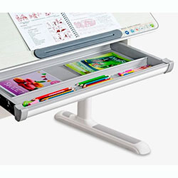 Фото Дитячий стіл Winnipeg Multicolor Plus MG Grey (BD-630 MG з тумбою)