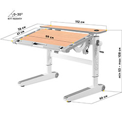 Фото Дитячий стіл Ergowood L Multicolor MG Energy (BD-810 MG/MC Energy)