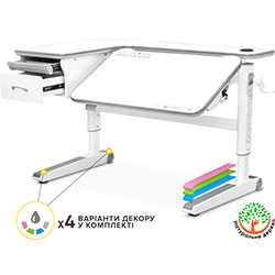 Фото Дитячий стіл Woodville Multicolor W Energy (BD-850 W/MC Energy)