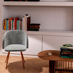 Фото Крісло Hommex Nicole Dark Grey (H-360 Dark Grey)
