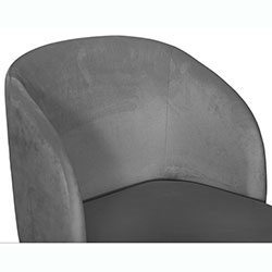 Фото Крісло Hommex Nicole Dark Grey (H-360 Dark Grey)
