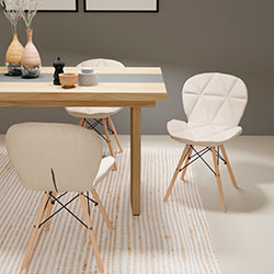 Фото Стільчик Hommex Karmen White (H-145 White)