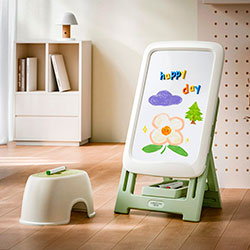 Фото Мольберт для малювання зі стільчиком Flint (KD-G011 Green)