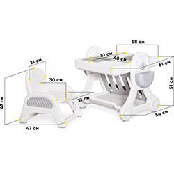 Фото Дитячий комплект Robin (KD-F051 White / Grey)