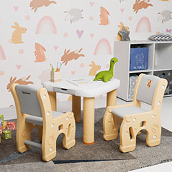 Фото Дитячий комплект з двома стільчиками Pluto (KD-F061 Yellow)