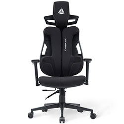 Фото Геймерське крісло Cyberlux V8 Fabric Black (GM-V8 FB)