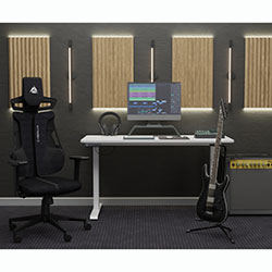 Фото Геймерське крісло Cyberlux V8 Fabric Black (GM-V8 FB)