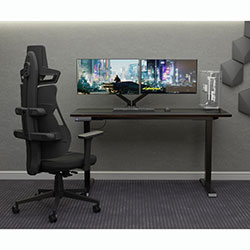 Фото Геймерське крісло Cyberlux V8 Fabric Black (GM-V8 FB)