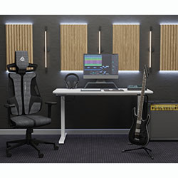 Фото Геймерське крісло Cyberlux V8 Fabric Grey (GM-V8 FG)