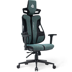 Геймерське крісло Cyberlux V8 Fabric Green (GM-V8 FZ)