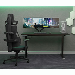 Фото Геймерське крісло Cyberlux V8 Fabric Green (GM-V8 FZ)