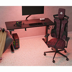 Фото Геймерське крісло Cyberlux V8 Fabric Red (GM-V8 FR)