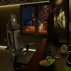 Фото Геймерське крісло Cyberlux V10 Black (GM-V10 PB)