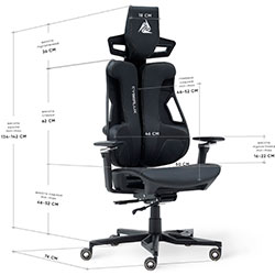 Фото Геймерське крісло Cyberlux V10 Black (GM-V10 PB)