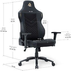 Фото Геймерське крісло Cyberlux Poseidon Black (GM-415 B)