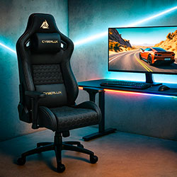 Фото Геймерське крісло Cyberlux Apollo Black (GM-404 B)