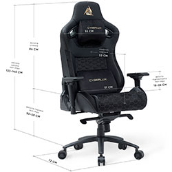 Фото Геймерське крісло Cyberlux Apollo Black (GM-404 B)