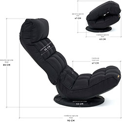 Фото Геймерське крісло Cyberlux Flex Fabric Black (GM-03 B)